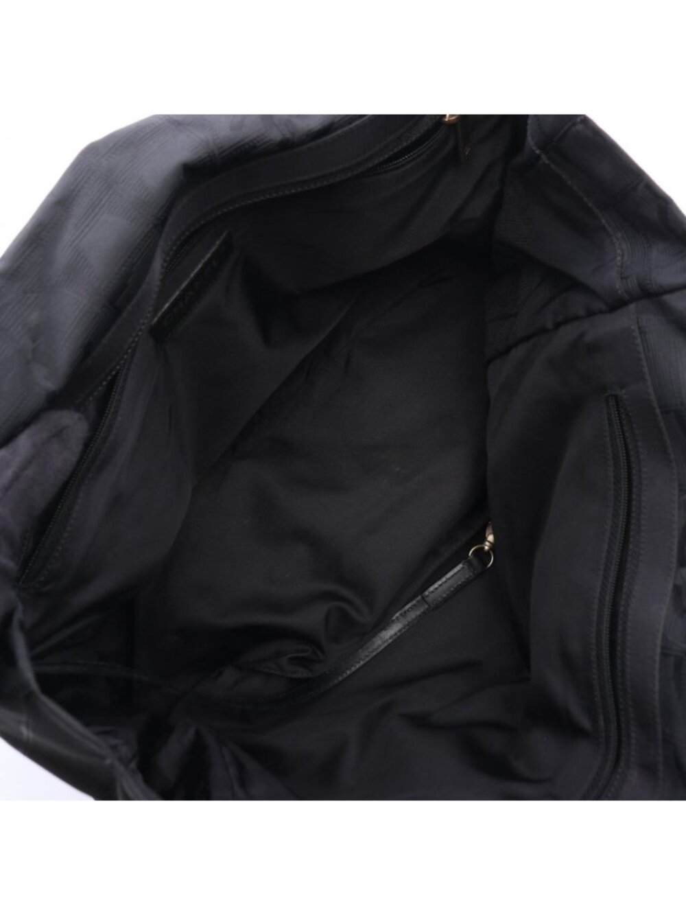 Chanel Tote New Travel Line Black Leather - Picture 3 of 11